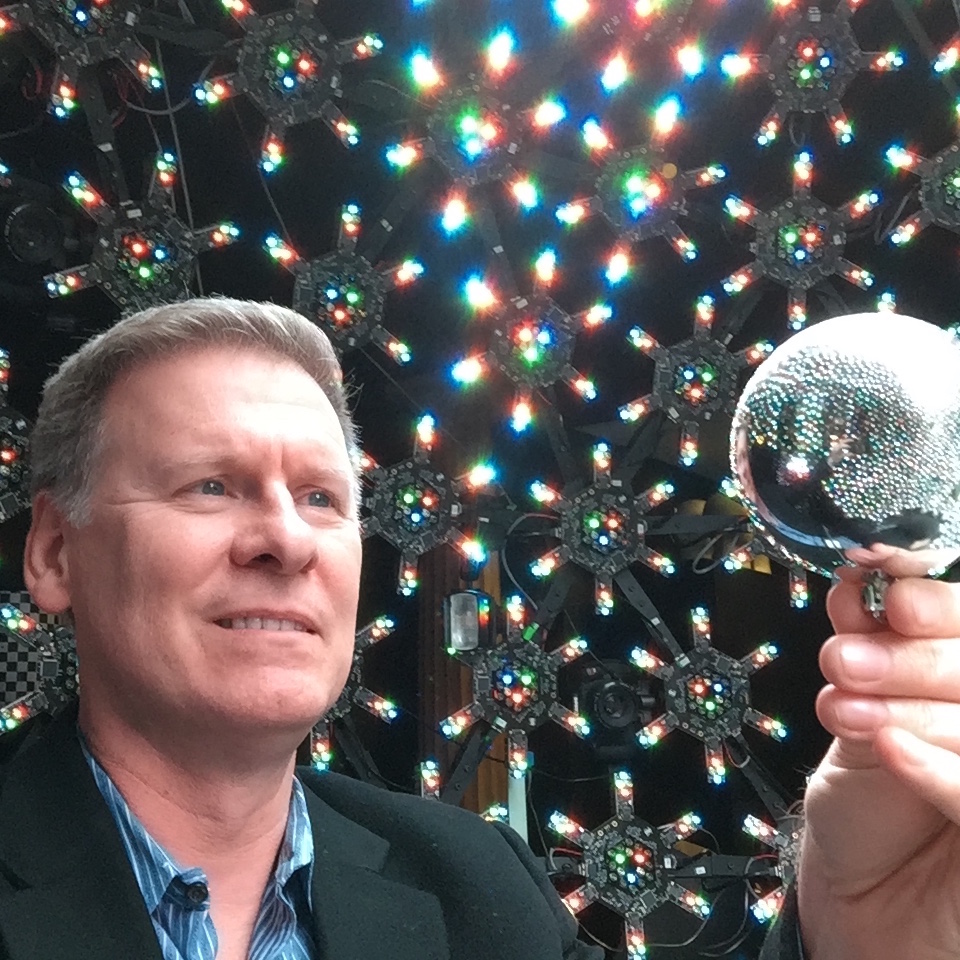 Ross Holding a Sphere Ross Melbourne
